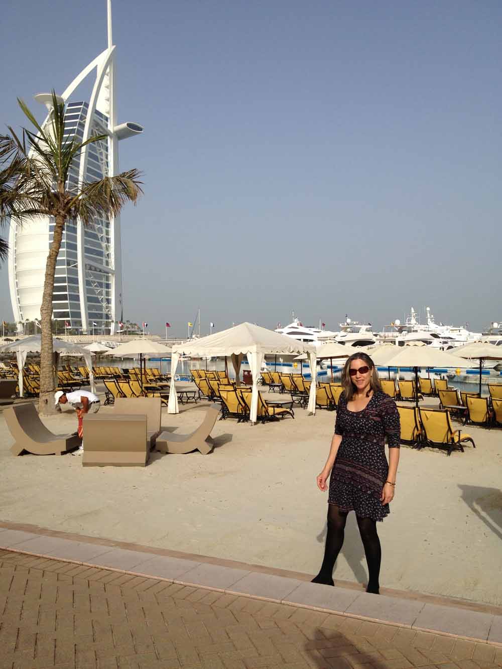 jane mathers dubai beach boats