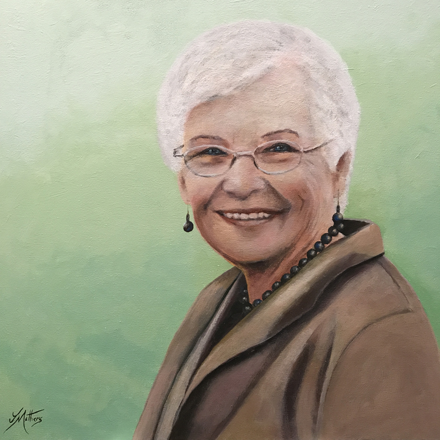 margaret irwin portrain painting by jane mathers