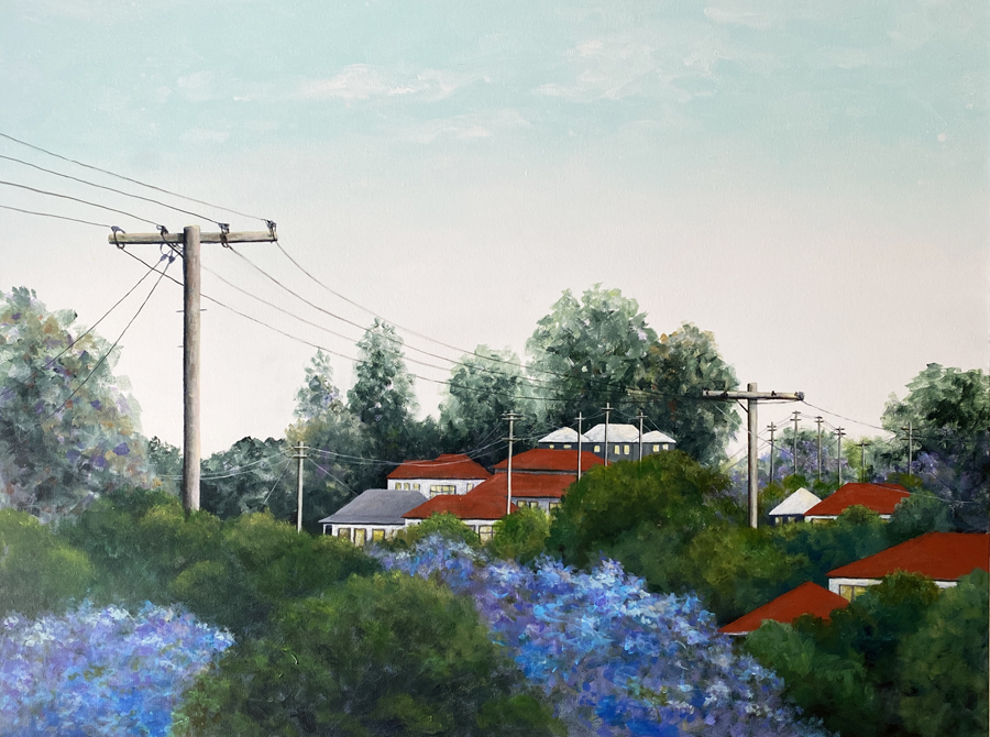 wired in gracemere by jane mathers art